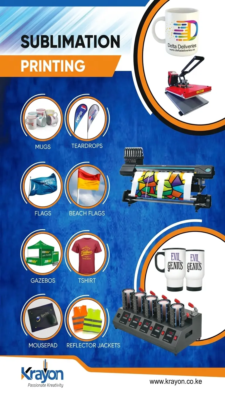 Affordable Sublimation Printing in Nairobi Krayon +254 722 376 151