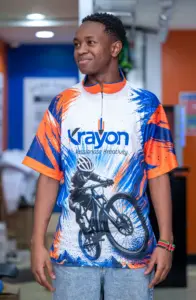 Custom 3D T-Shirts for Cyclists in Nairobi, Kenya Krayon +254 722 376 151