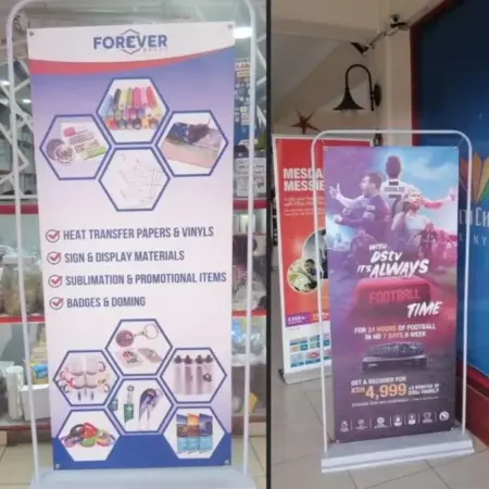 Door Frame Stand Banner Printing in Nairobi, Kenya From KSh 2,000 Krayon +254 722 376 151